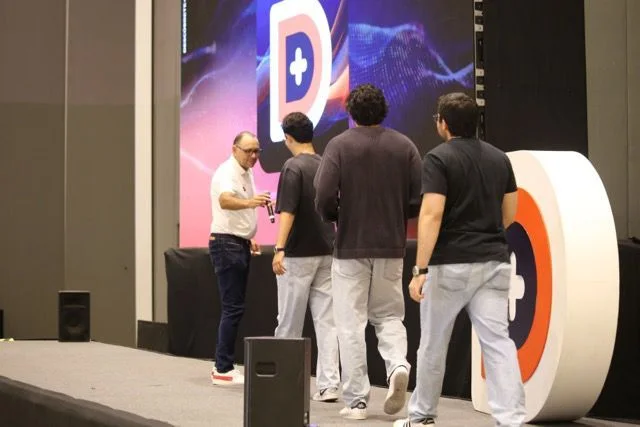 The Breakaway team at a technology event